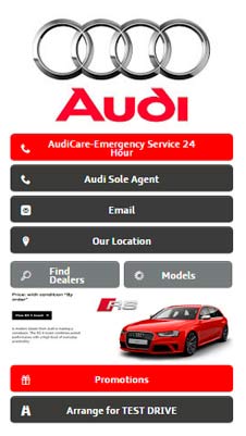 Audi visual IVR mobile application - Star Phone official website