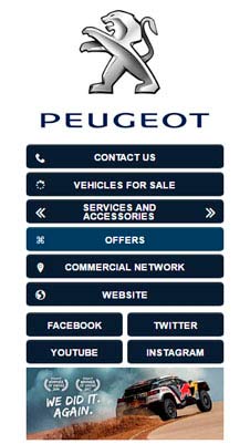 Peugeot visual IVR mobile application - Star Phone official website