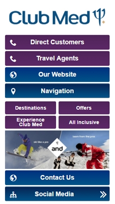 Club Med visual IVR mobile application - Star Phone official website