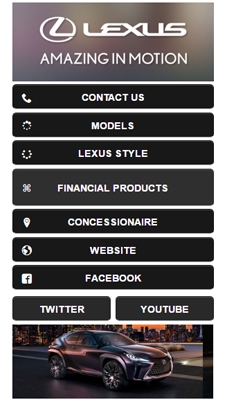 Lexus visual IVR mobile application - Star Phone official website